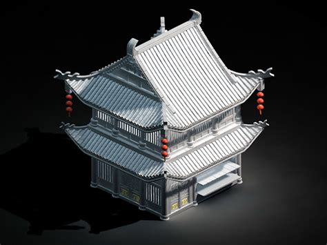 Ancient Chinese Architecture 3d Model 3ds Max Files Free Download