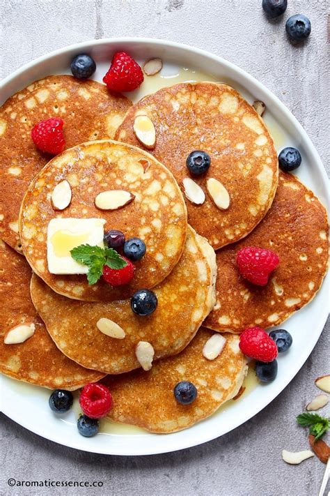 Almond Flour Pancakes Recipe Video Aromatic Essence
