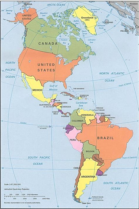 mapa de america con nombres mapa físico geográfico político turístico y temático