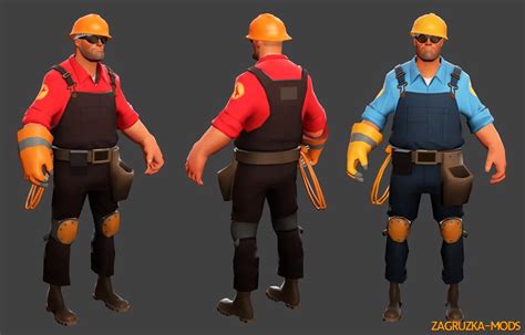 The Engineer Skin From Team Fortress 2 For Csgo Simulator Mods