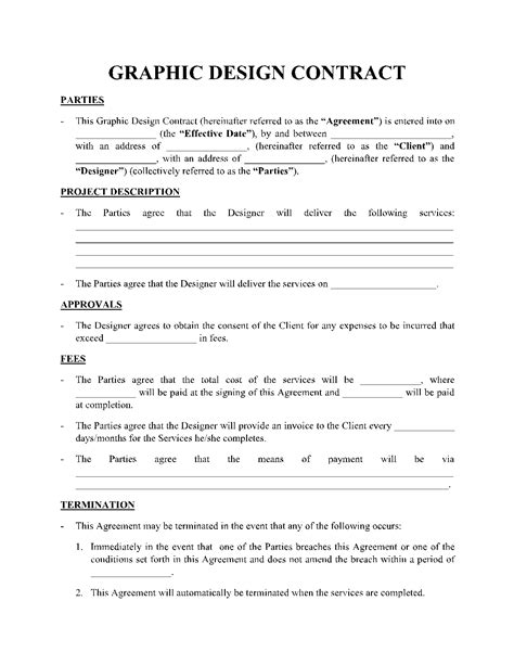 Contract Templates 50 Free Pdf Examples Cocodoc