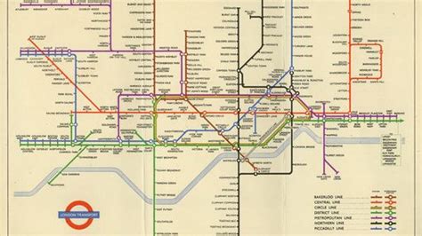 Transforming The Tube Map Harry Becks Iconic Design London