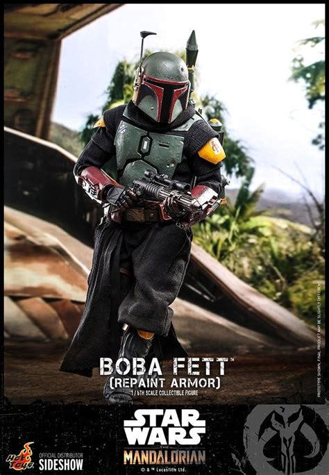 Hot Toys Boba Fett Repaint Armor Sixth Scale Figure State Of Comics Boba Fett Armor Boba