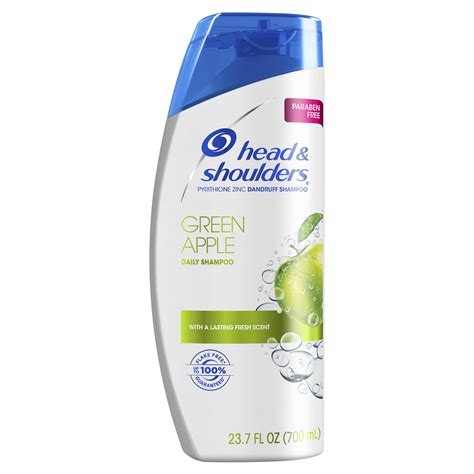 Head And Shoulders Dandruff Shampoo Green Apple 237 Fl Oz Walmart