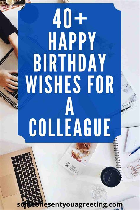 Happy Birthday Colleague Wishes And Messages Someone Sent You A Greeting