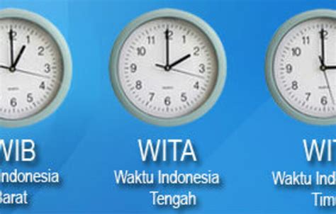 Zona Waktu Indonesia Newstempo