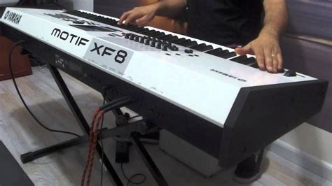 Yamaha Motif Xf8 White Demo Na Classic Keyboards Youtube