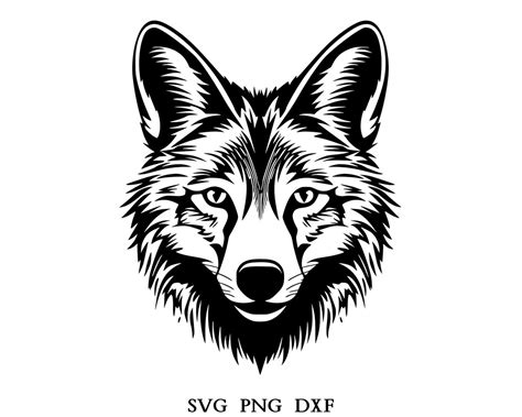 Coyote Head Coyote Svg Cut Files For Cricut Laser Engraving Files