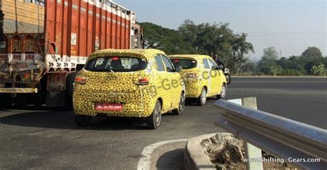 Two Mahindra S101 Test Mules Snapped With Yellow Camouflage