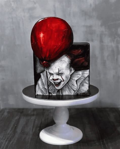 Pennywise Cake Design Images Pennywise Birthday Cake Ideas Clown Cake Cool Birthday Cakes