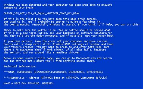 I am using my personal computer last night when suddenly blue screen appeared. BSoD: what is it and how do I fix it? - NeTTronix ...