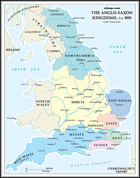 Anglosaxonkingdoms800 In 2022 World History Map Anglo Saxon