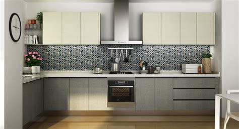 OPPEIN Kitchen in africa » Modern Melamine Kitchen Cabinet in White