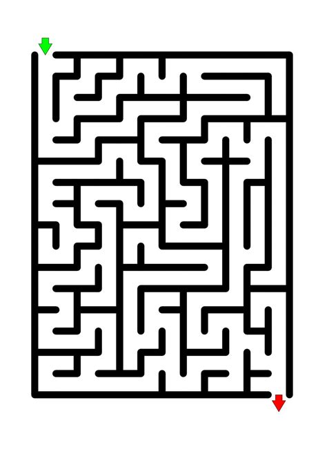 100 Easy Mazes For Kids Up To 5 Years Old Printable Labyrinth Pages