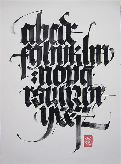 Gothic Lettering Tattoo Lettering Fonts Lettering Alphabet Fonts