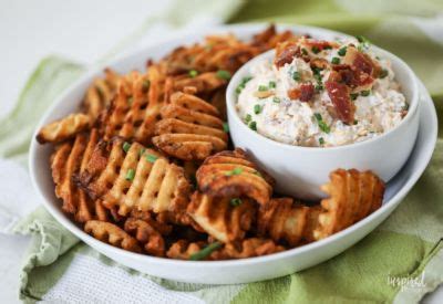 How to cut sweet potato fries. Served with freshly baked waffles fries, this Loaded Potato Dip is a flavorful recipe that you ...