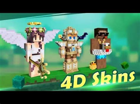 Never seen 5d skins in minecraft bedrock? Como pegar skin 4d Minecraft pe grátis - YouTube