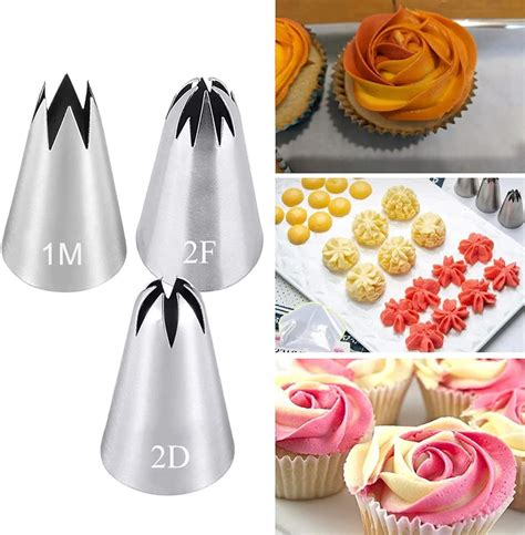 Large Stainless Steel Icing Piping Nozzle Cream Cake Decorating Pastry