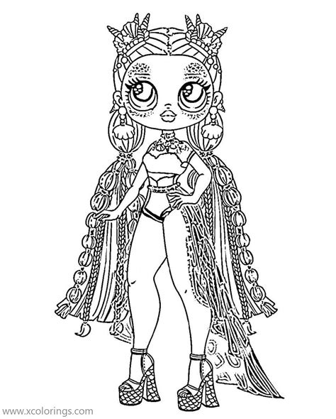 Lol Surprise Omg Dolls Coloring Pages Printable And Book For Kids