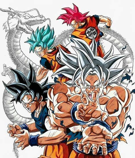 Arriba Imagen Dibujos De Goku Todas Las Fases Thptletrongtan Edu Vn