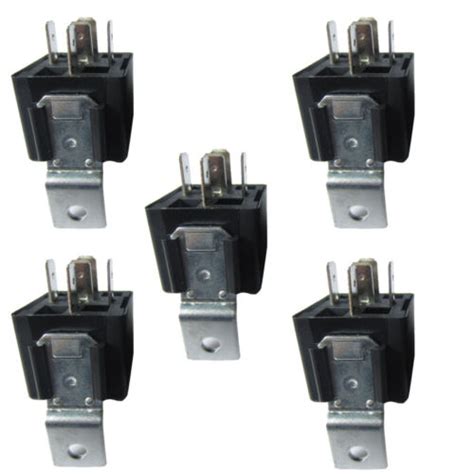 5 Pack Car Motor Automotive 12v 40a 40 Amp Spdt Relay Relays 5 Pin 5p