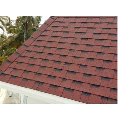 Flat Tile Asphalt Cement Fibreglass Roofing Shingles At Rs 65square