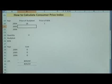 The consumer price index measures the average price of the basket of goods and services purchased by a typical consumer. How To Calculate A Consumer Price Index - YouTube