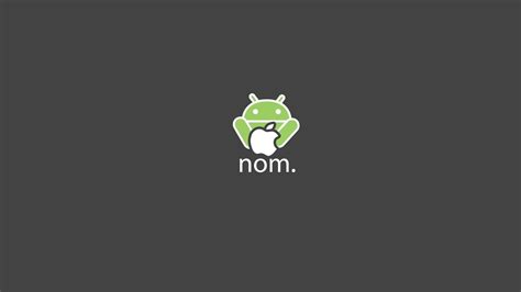 Nom Android Logo Hd Wallpaper Wallpaper Flare
