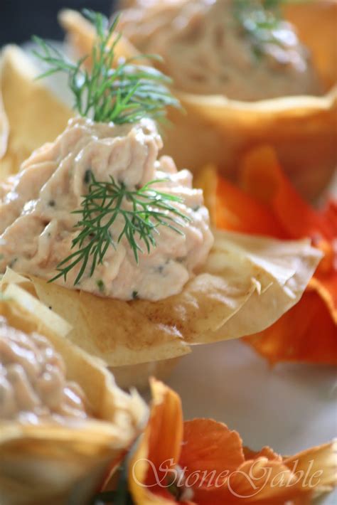 Salmon can be substituted with smoked trout or other smoked fish (even if not thin slices like smoked salmon). Tin Salmon Mousse Recipe - Smoked Salmon Terrine The Complete Book - Smoked salmon is very ...