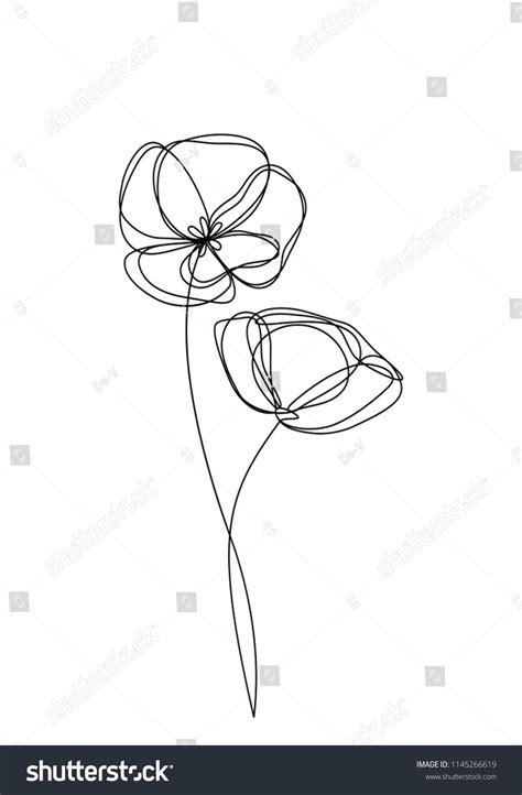 Line Art Flowers Flower Line Drawings Simple Line Drawings Line