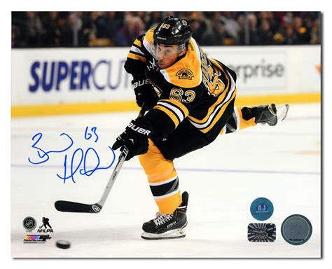 Brad Marchand Boston Bruins Autographed Hockey Sniper 8x10 Photo Nhl