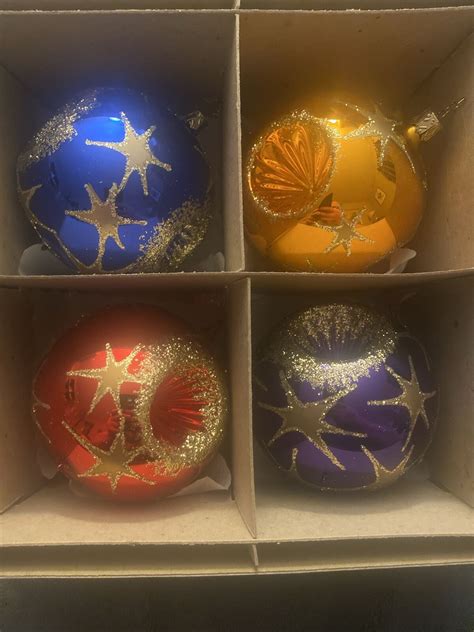 Christopher Radko Fantasia Ornaments Set Of 4 Stardust Memories Ebay