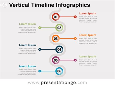 Vertical Timeline Infographics For Powerpoint