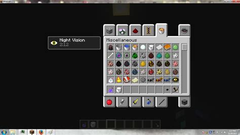 To create the night vision potion (3:00) in minecraft, let's first open your brewing stand menu. Night vision potions inverted? - Unmodified Minecraft ...