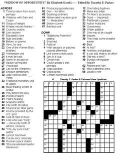 Friday and themed 15x15 crossword. Medium Difficulty Crossword Puzzles to Print and Solve ...