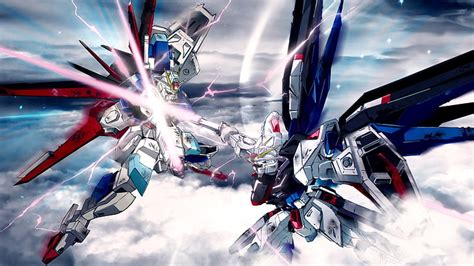 Hd Wallpaper Gundam Robots Fight Mecha 1920x1080 Anime Gundam Seed Hd