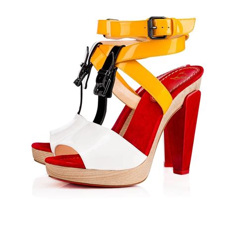 Christian Louboutin Soclodeo 120 Multicolor Patent Leather Women