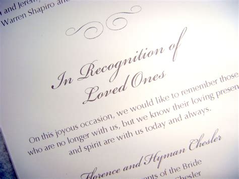 Recognizing Deceased Loved Ones In Your Wedding Ceremony Script The Fshn