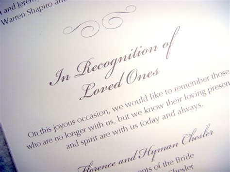 Recognizing Deceased Loved Ones In Your Wedding Ceremony Script – The FSHN