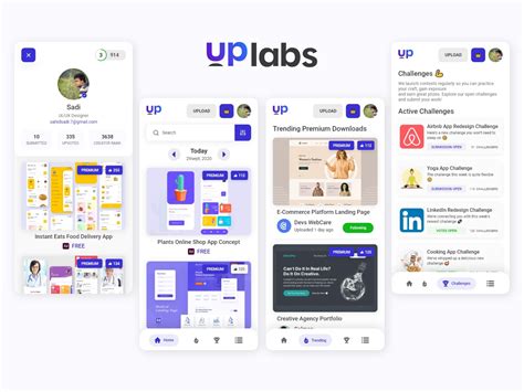Uplabs Mobile App Ui Concept Uplabs