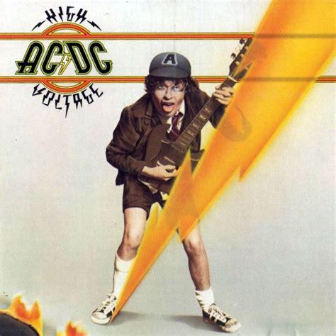 But it sends the message. AC/DC-High Voltage,1976 | caratulas | Portadas de discos ...