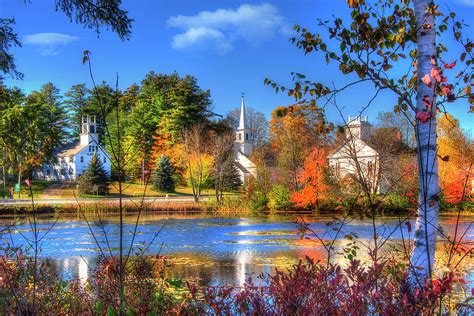 Autumn In New Hampshire Marlowe Nh Photograph By Joann