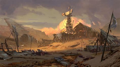 ArtStation - Survivor's Camp @ CTN Expo 2015, Sung Choi Landscape