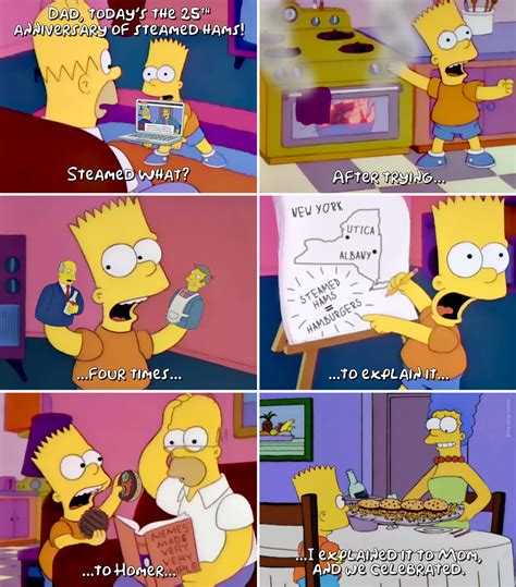 Happy 25th Anniversary Steamed Hams Simpsons Bortposting Know