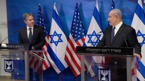 Us Secretary Of State Blinken Meets With Israeli Prime Minister
