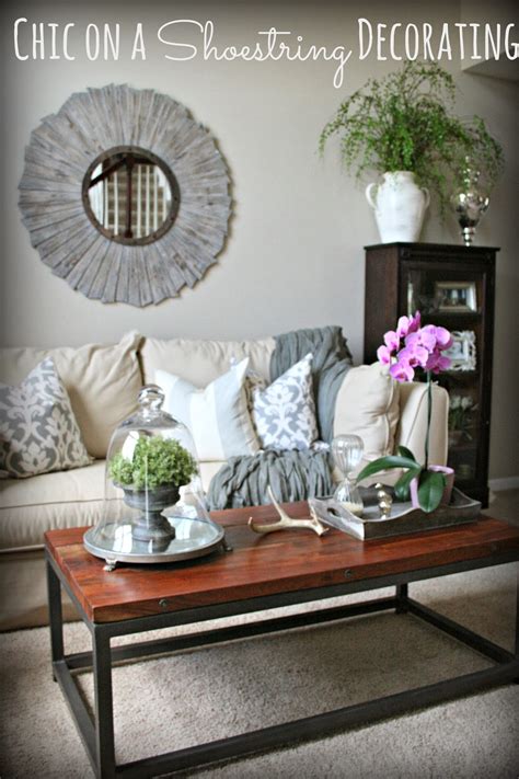 Chic on a Shoestring Decorating: Living Room Makeover on a Budget