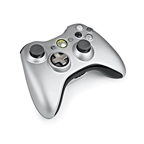 Xbox 360 Silver Controller And Play And Charge Kit Video Games