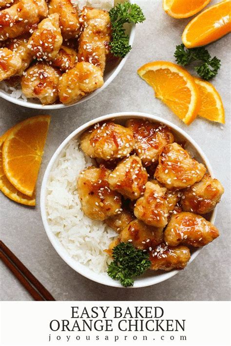 Place water, honey, orange juice, soy sauce, garlic, orange zest, ginger, and pepper flakes to a medium saucepan. Easy Baked Orange Chicken | Recipe | Baked orange chicken ...