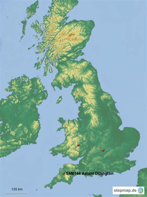 Tripadvisors england karte mit hotels, pensionen und hostels: StepMap - England - Landkarte für Deutschland