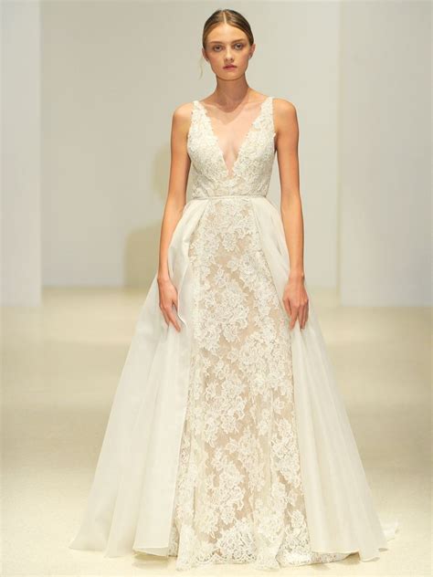 The jenny yoo philosophy is to present the bride with a variety of dresses, incorporating rich and luxurious silks, chiffons, and cotton. Jenny Yoo Spring 2019 Bridal Collection: Lace Wedding ...